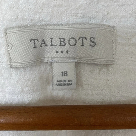NWT, TALBOTS Factory, Wool Blend Jacket/Zippered Blazer, Size 16 - Picture 7 of 8